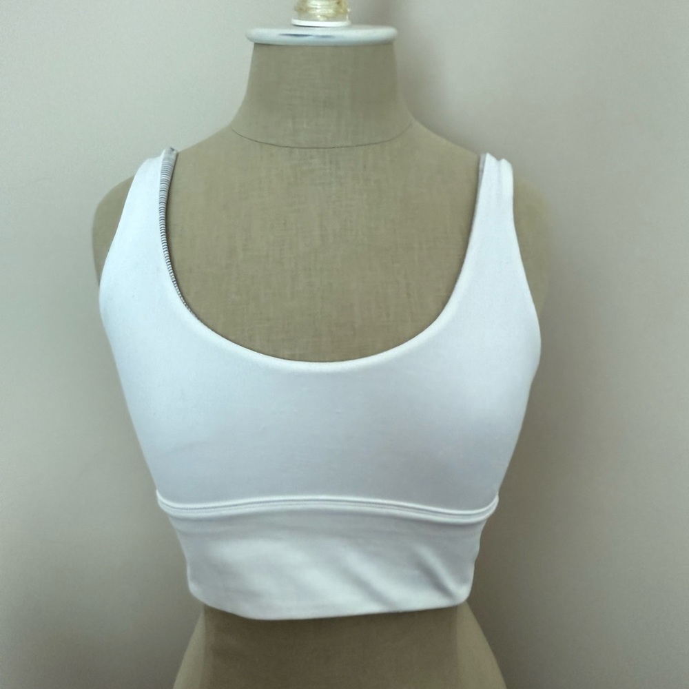 White Lululemon Reversible Sports Bra